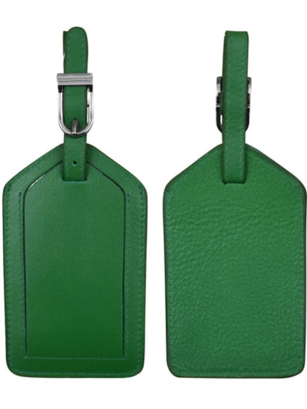 Leather Luggage Tag | Emerald